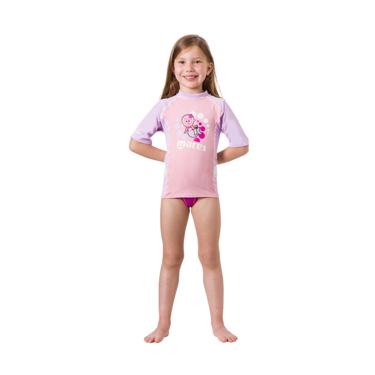 Mares RASH GUARD  S/S Kısa Kol Kız Çocuk (UPF50+)