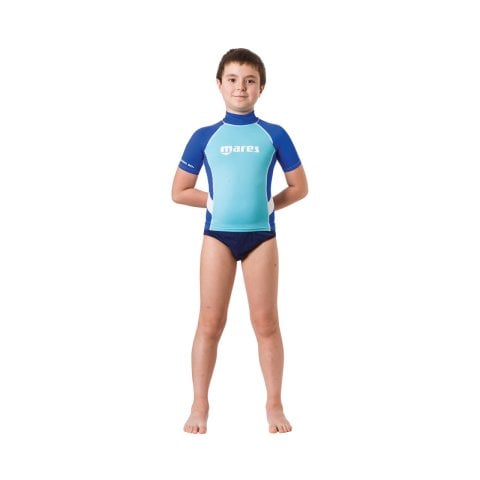 Mares RASH GUARD S/S Kısa Kol Erkek Çocuk (UPF50+)