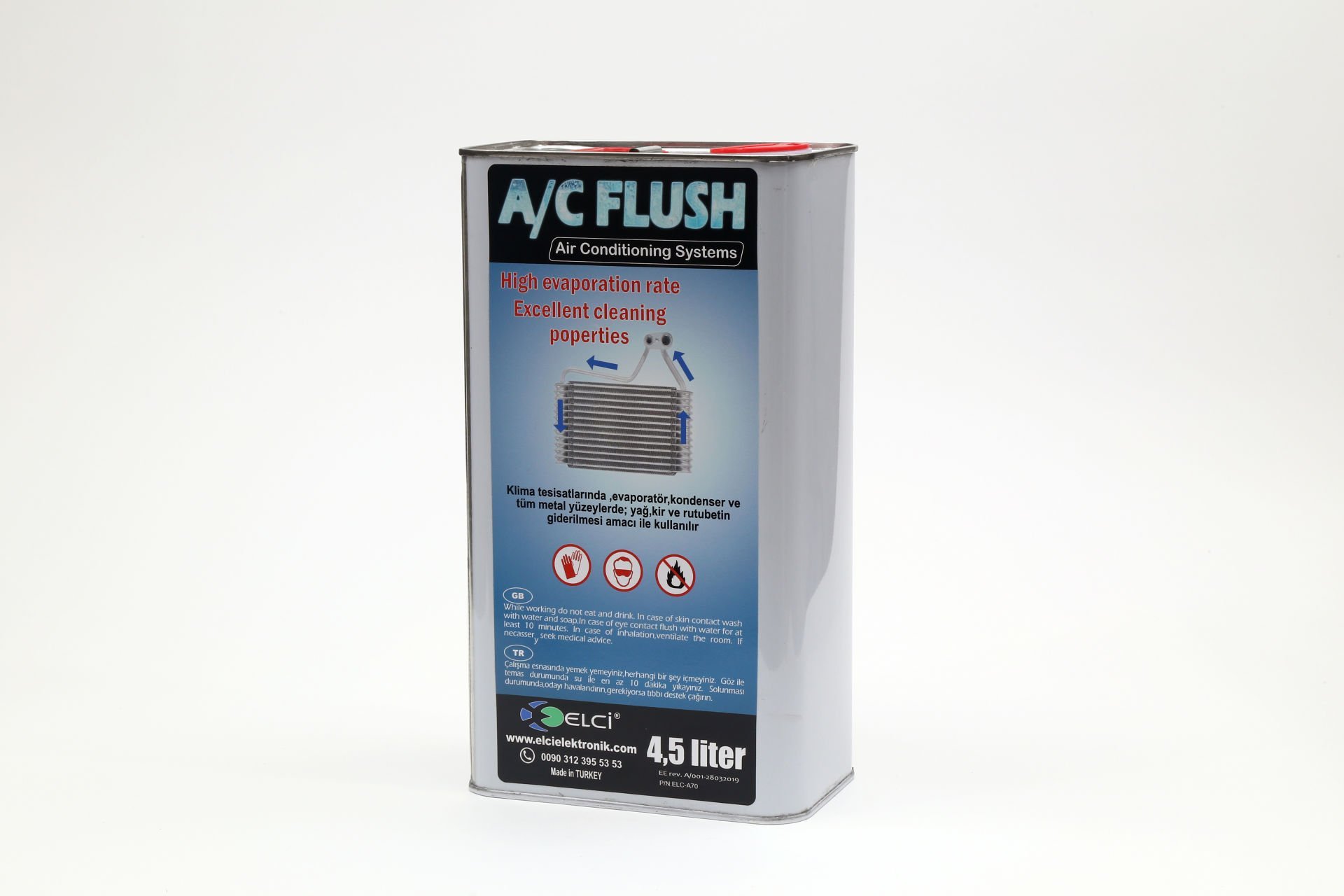 Klima Yıkama SOLVENTİ A/C Flush  6 Kg.