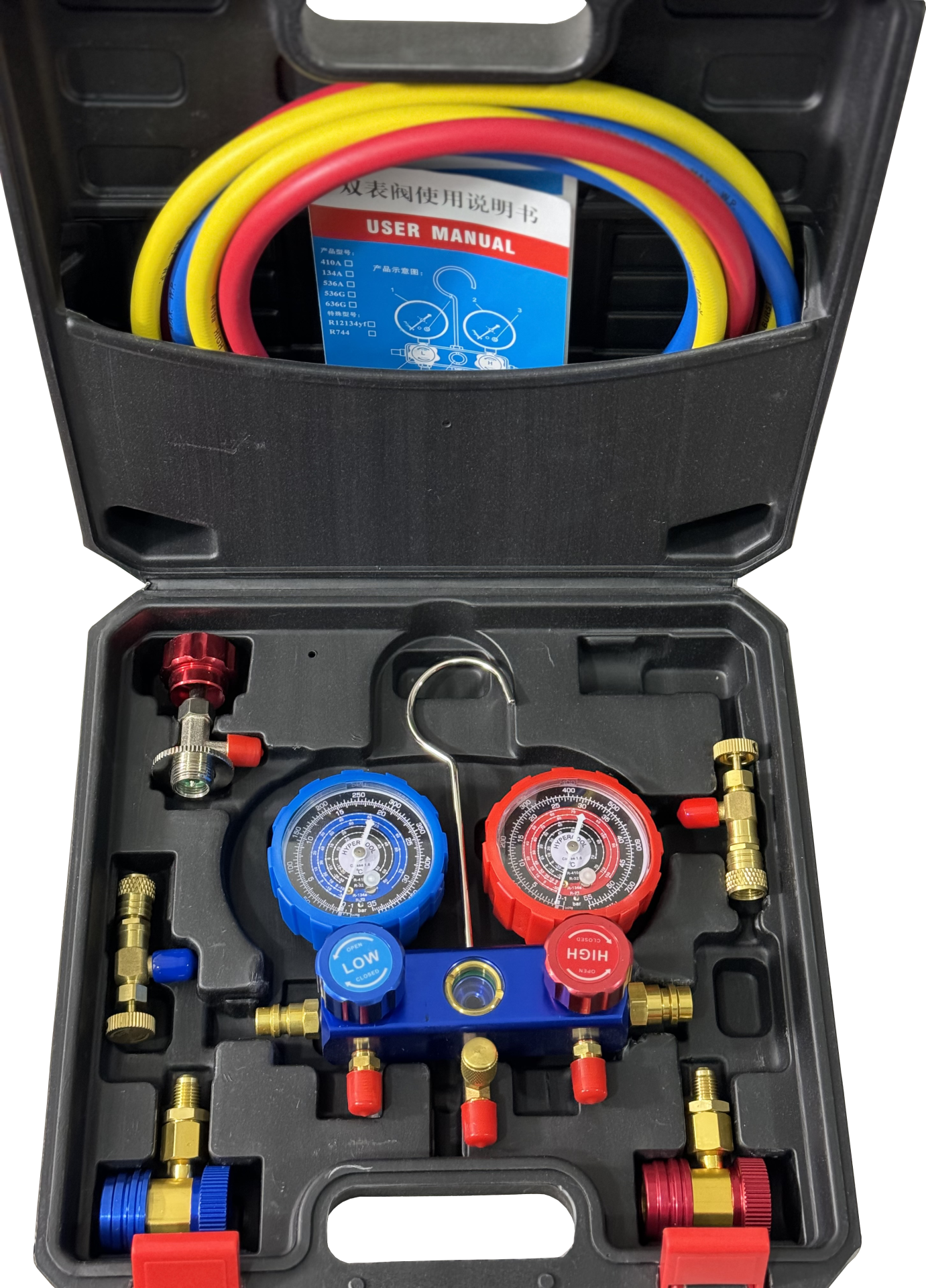 Çantalı Manifold Seti R134A -R410A-R22-R32 Uzak Doğu