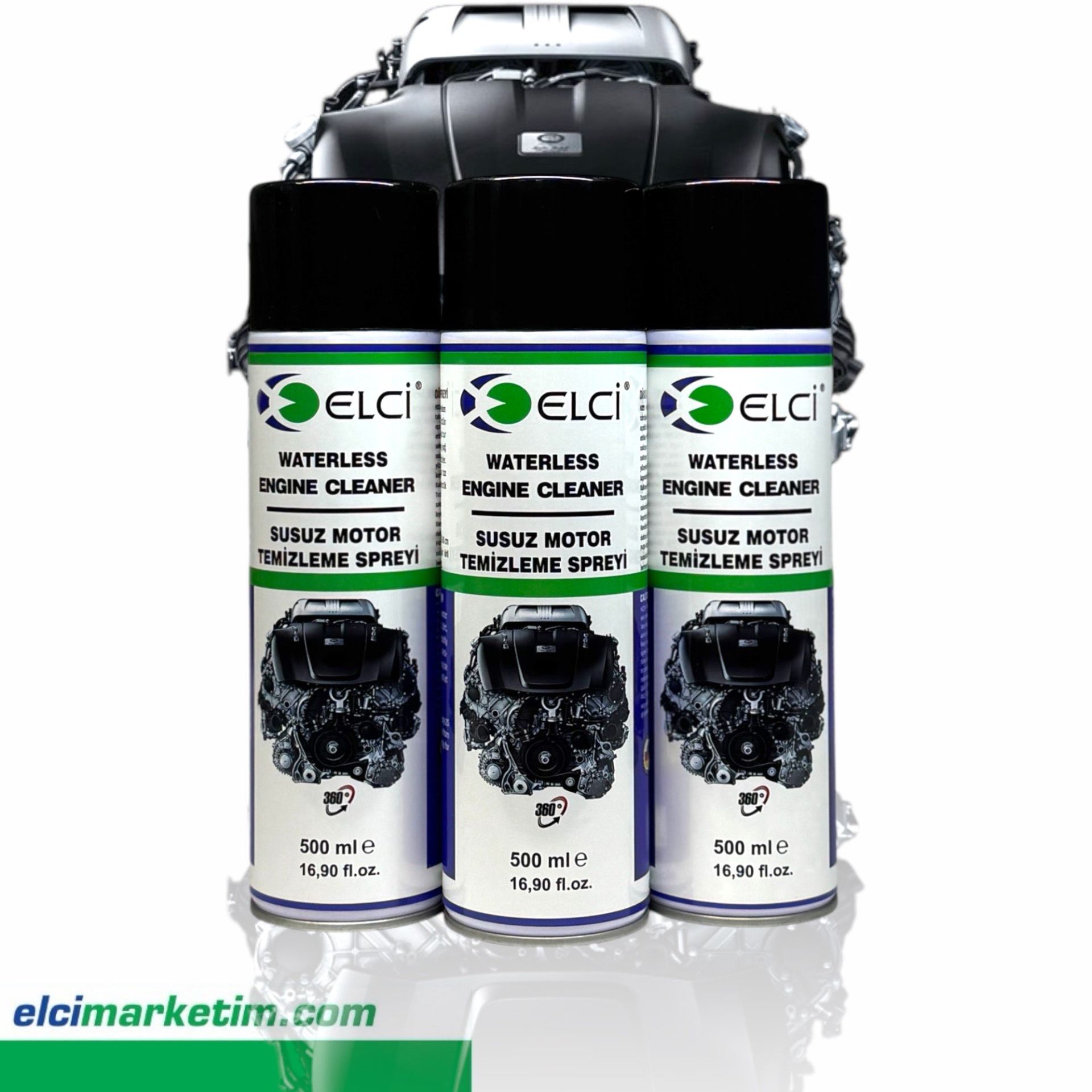 3 ADET SUSUZ MOTOR TEMİZLEME SPREYİ  500ML