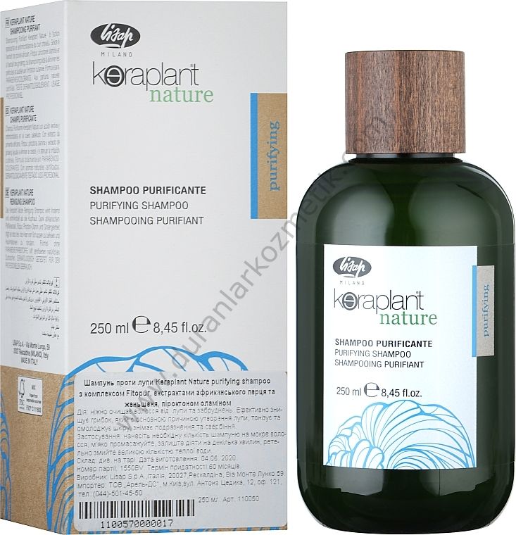 Lisap Keraplant purifying shampoo 250 ml kepek önleyici