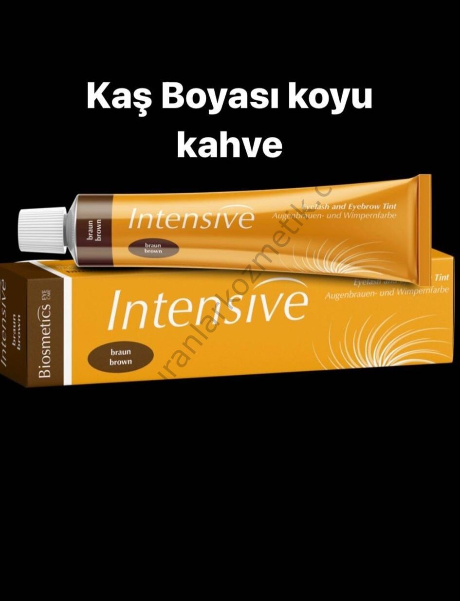 Biosmetics kaş kirpik boyası 20 ml kahve brown