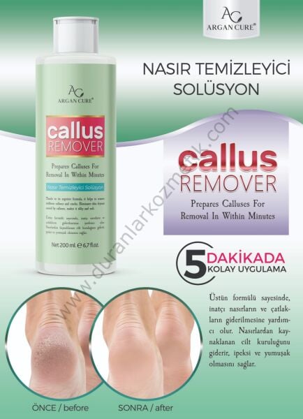Argan cure nasır temizleyici solüsyon 200 ml callus remover