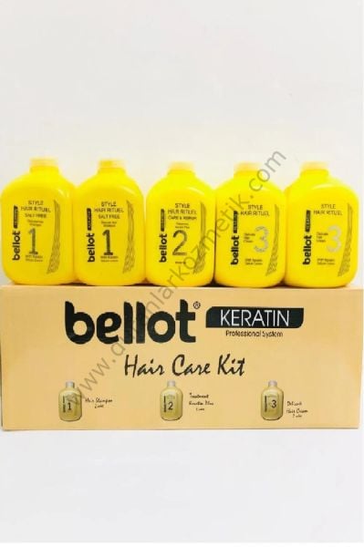 Bellot keratin hair care kit 5 parça komple set