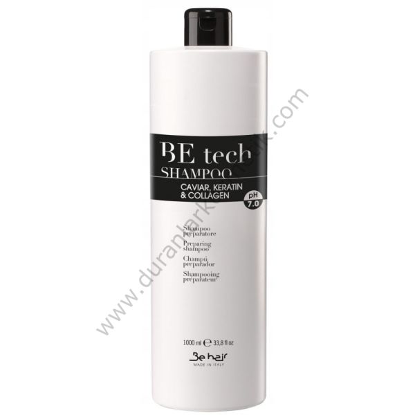 Be Hair Be Tech Perma caviar keratin collagen şampuan 1000 ml işlem ön yeni nesil perma
