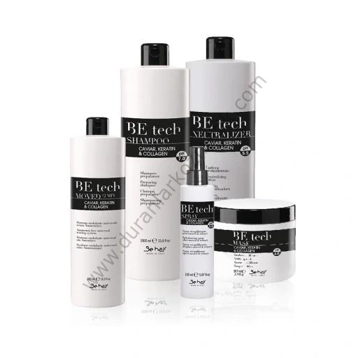 Be Hair Be Tech Perma caviar keratin collagen maske 1000 ml işlem son