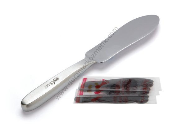 Zımpfile metal spatula kaşık ayak törpüsü için büyük