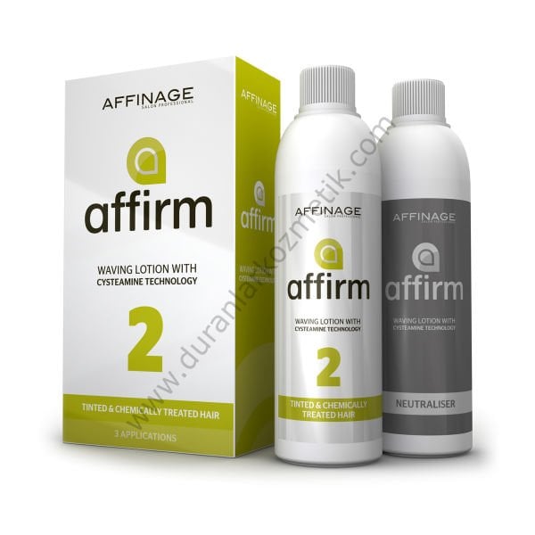 Affinage ASP Affirm Boyalı ve İşlem görmüş perma ilacı no2 2*210 ml