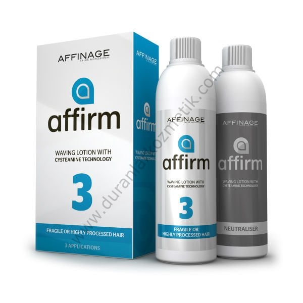 Affinage ASP Affirm Yıpranmış saç perma ilacı no3 2*210 ml