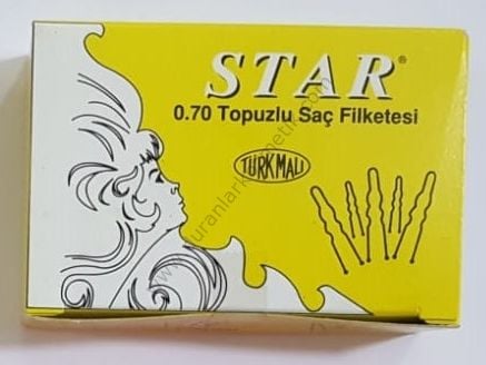 FİLKETE STAR SARI 0,70 TOPUZLU 150 ADET