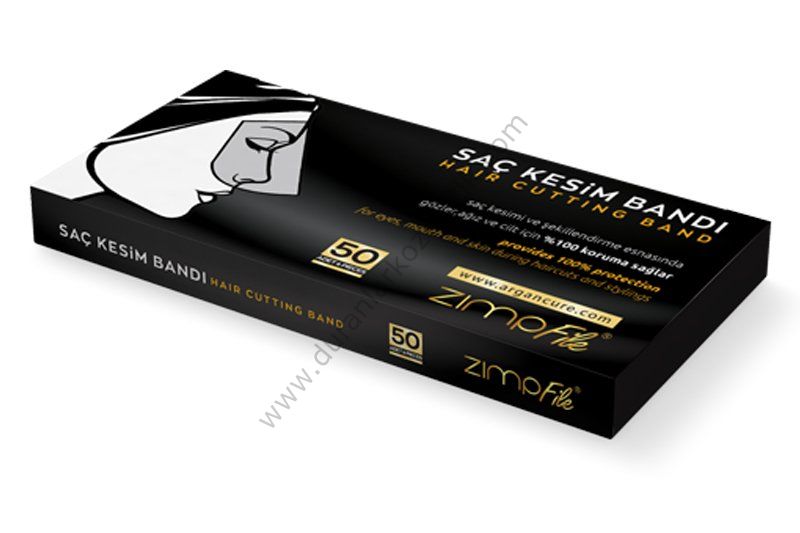 Saç kesim bandı 50 li yapışkanlı zımpfile