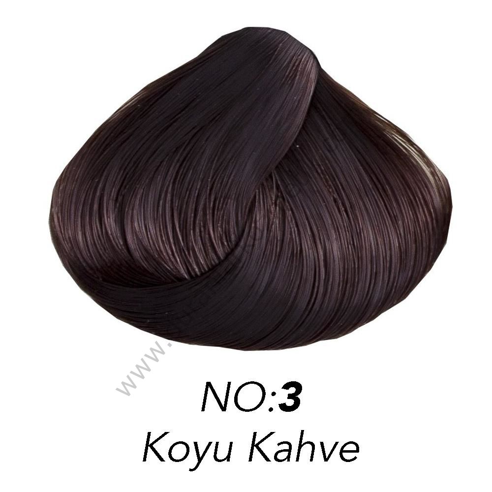 Organic bitkisel saç boyası 150 ml 3