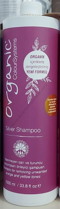 Organic Silver Shampoo 1000 ml sarı turuncu yansıma önleyici