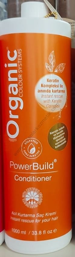 Organic Power Build Conditioner 1000 ml acil kurtarma