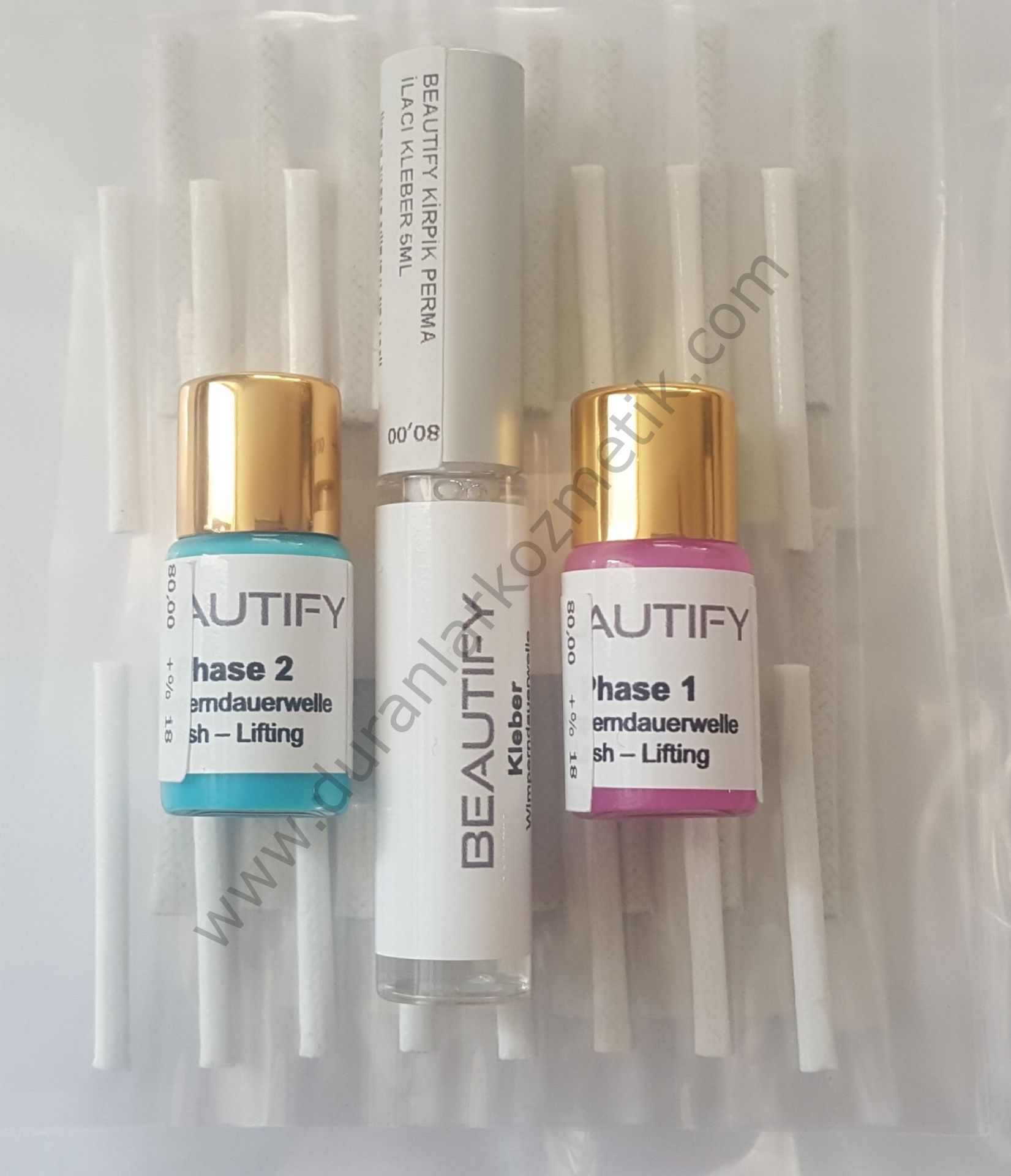Beautify kirpik perma seti 35 kullanımlık yeni ambalaj