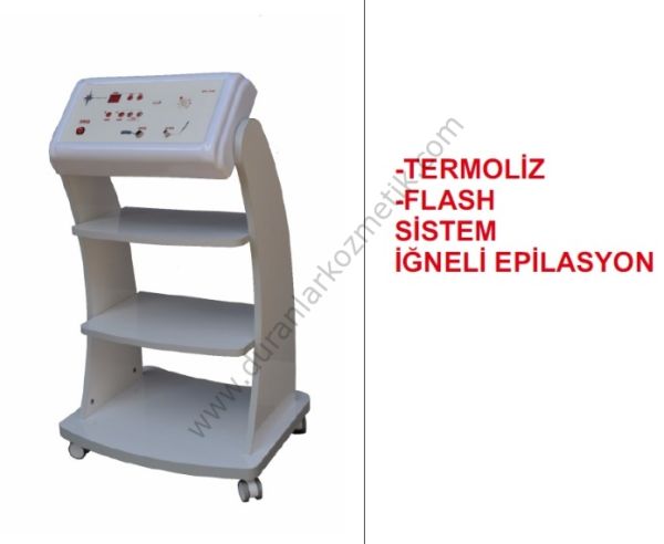 İĞNELİ EPİLASYON CİHAZI 2.SİSTEM STANTLI TERMLİZ+FLASH SİST.