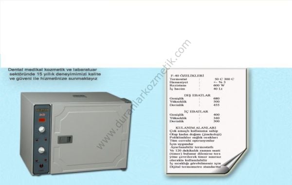 Goldterm inter sterilizatör f-40 dijital
