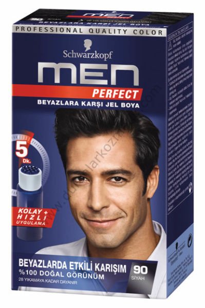 Men perfect saç boyası no 90 siyah