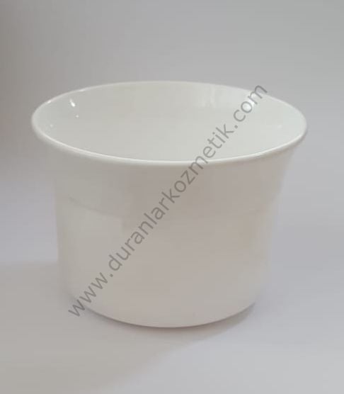 Traş tası -sabunluk plastik sl 302 beyaz renk