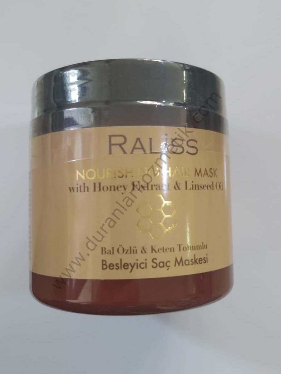 Raliss nourishing hair mask 500 ml bal özlü besleyici saç maskesi