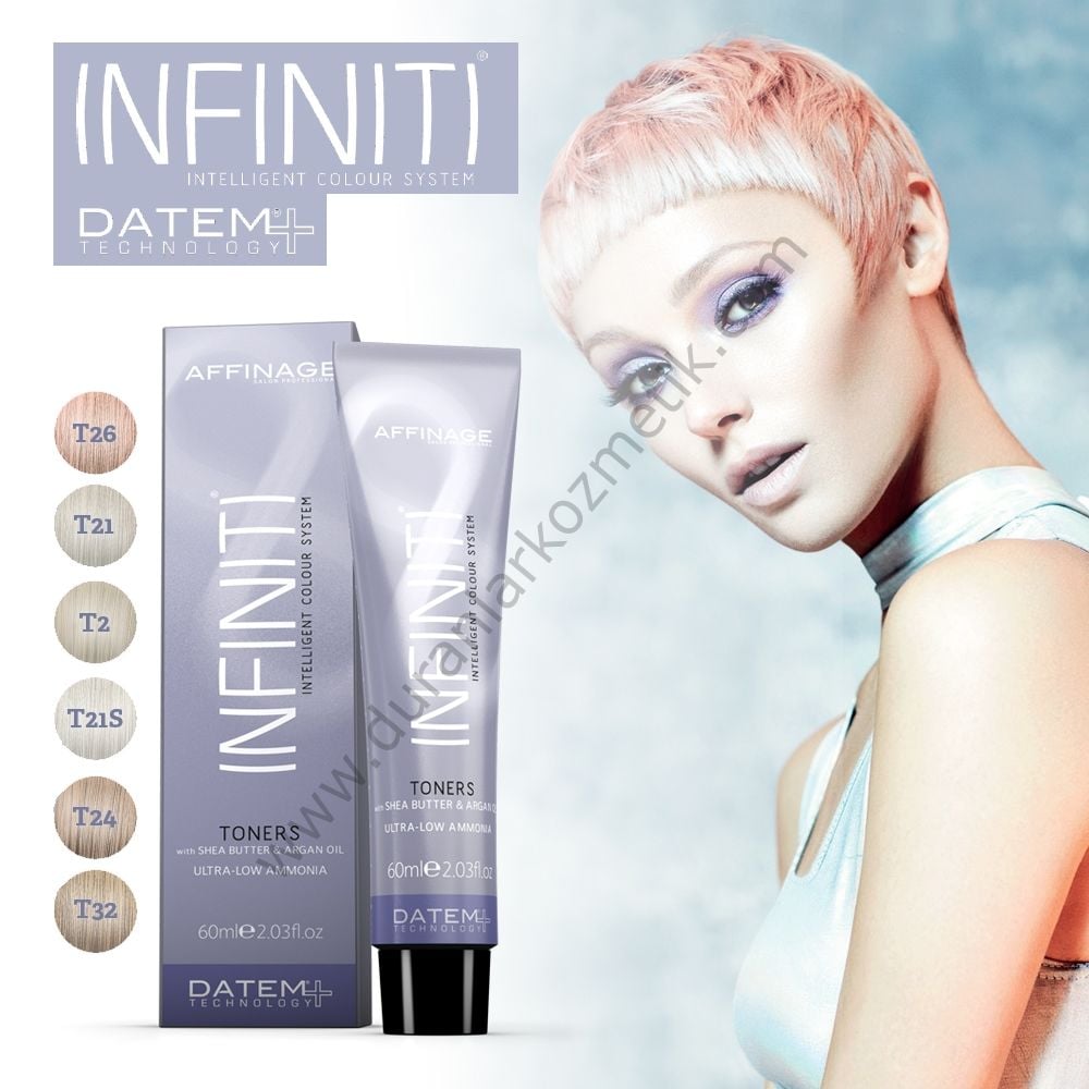 İnfiniti saç boyası 60 ml toner super pearl blonde t2
