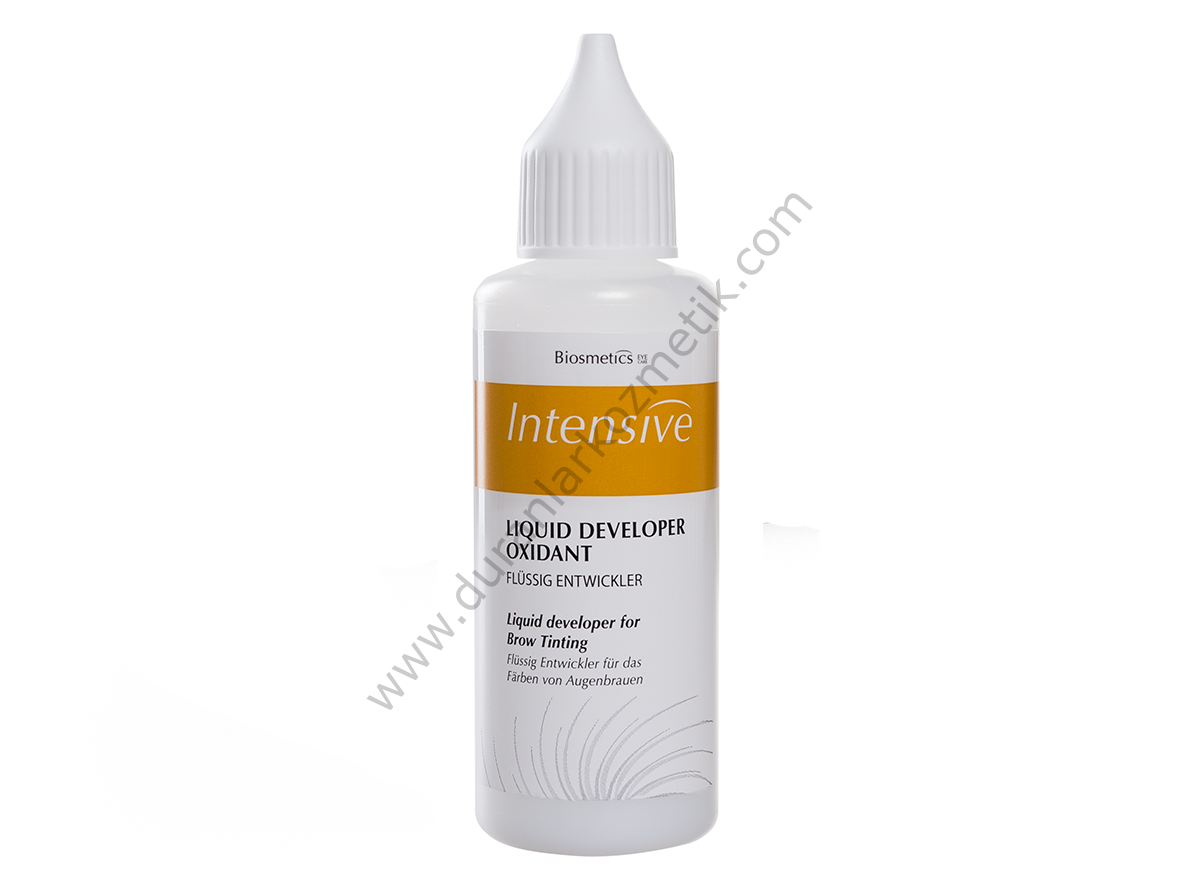 Biosmetics kaş kirpik boyası sıvı oksidan 50 ml liquid developer