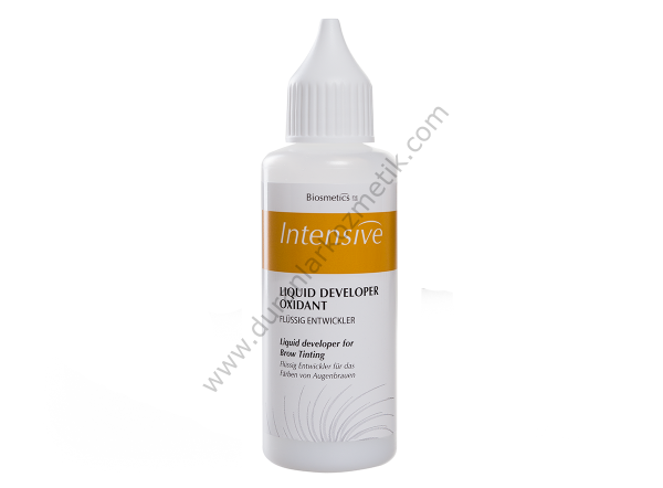 Biosmetics kaş kirpik boyası sıvı oksidan 50 ml liquid developer