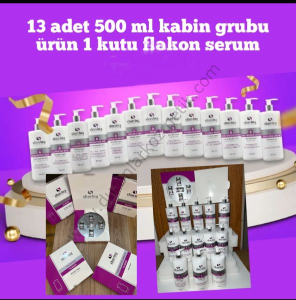 Shuvina kabin seti 13*500 ml flakon hediyeli