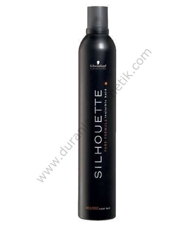 Schwarzkopf Silhouette saç köpüğü 500 ml super hold siyah
