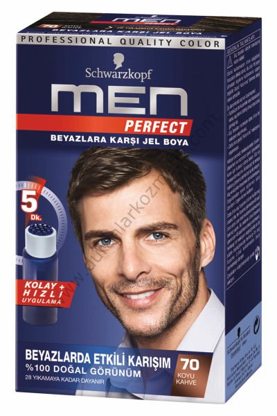 Men perfect saç boyası no 70 koyu kahve