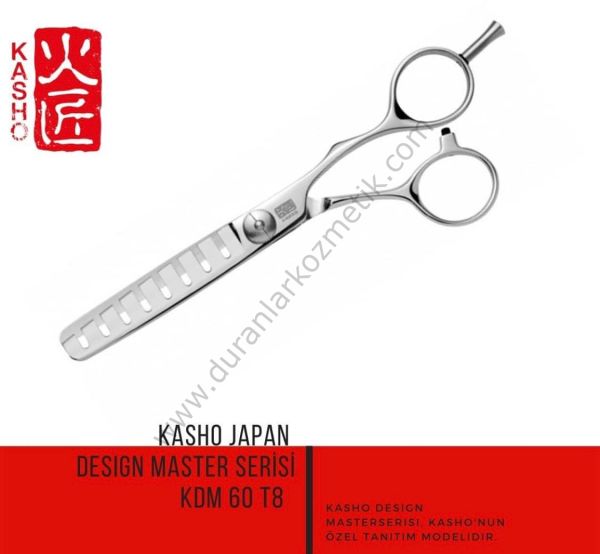 Kasho Makas KDM-60 OS T8 6,0'' offset Texturizer, 8 teeth