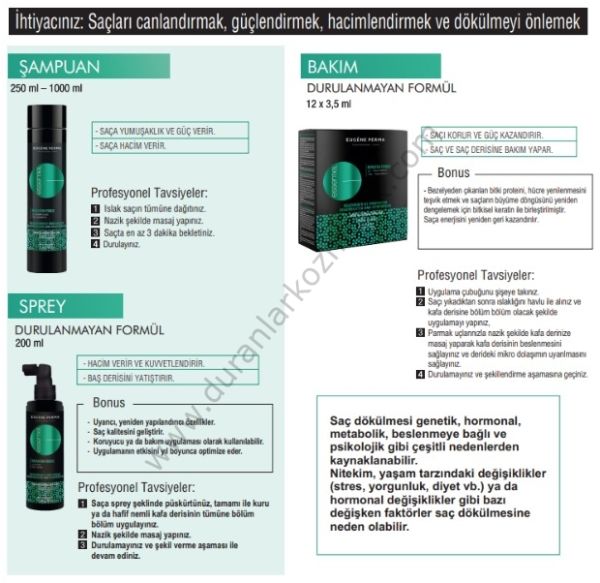 Eugene perma keratin force chute de cheveux/hair loss dök.önl.12x3,5ml
