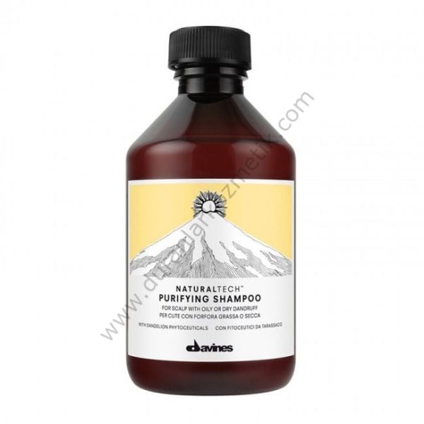 Davines purifying shampoo 250 ml kepek önleyici