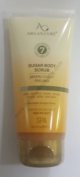 Argan cure sugar body scrub 200 ml şekerli vücut peelingi