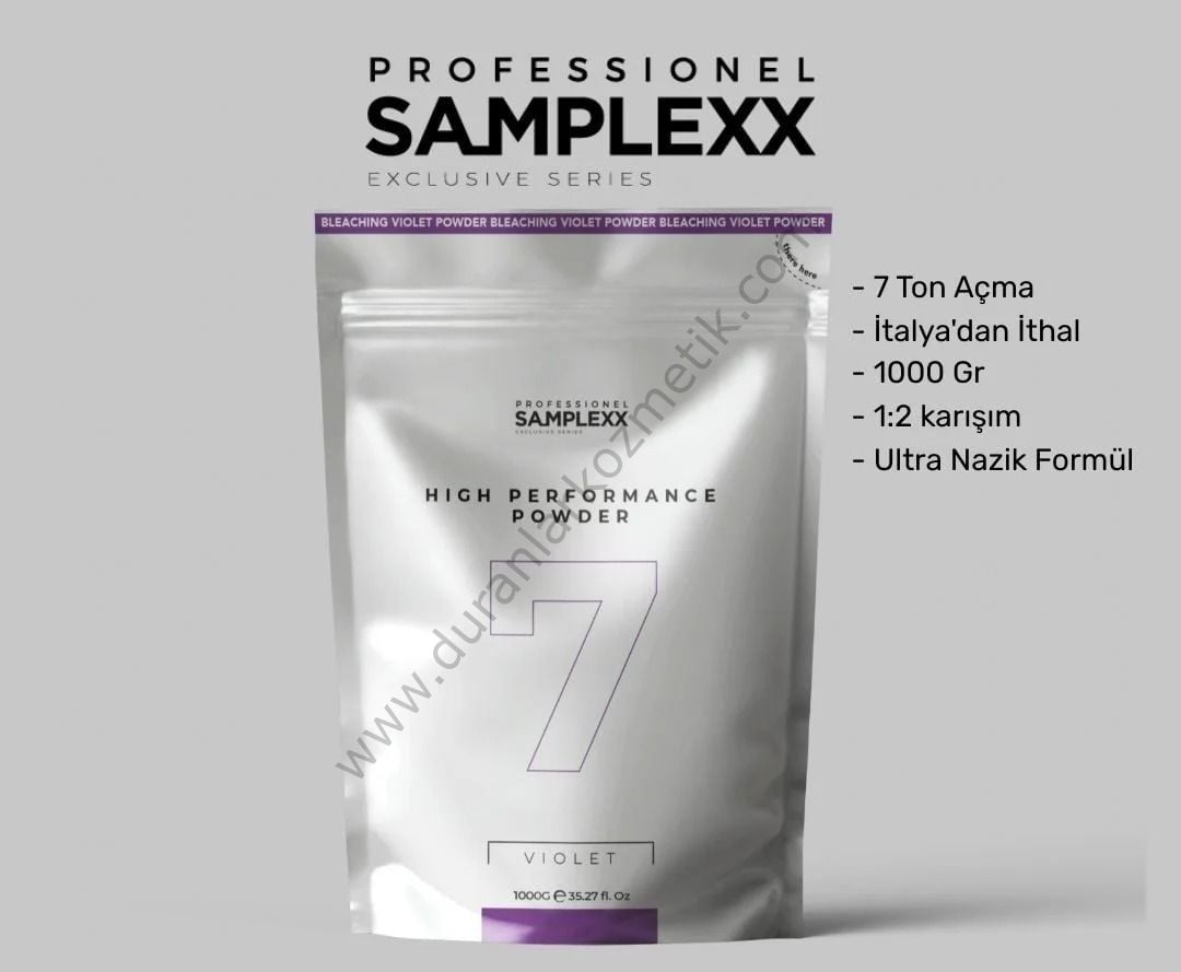 Samplex saç açıcı 1000 gr violet 7 ton new