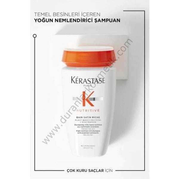 Kerastase Nutritive Bain Satin Riche Yoğun Nemlendirici Şampuan 250ml