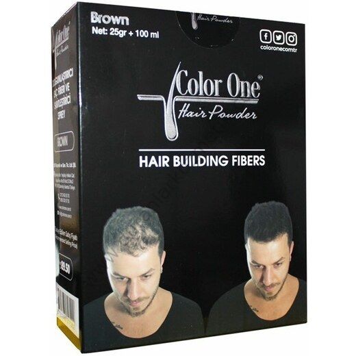 COLOR ONE HAIR BUILDING FIBERS BROWN