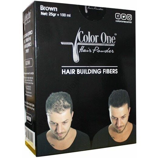 COLOR ONE HAIR BUILDING FIBERS BROWN