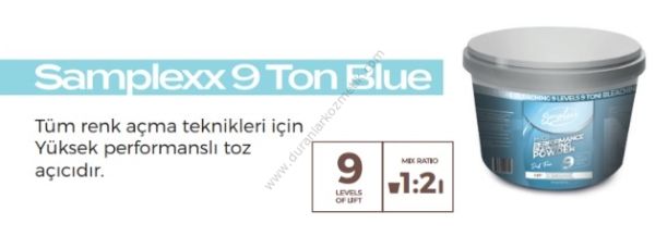 Samplex saç açıcı 1000 gr 9 tones mavi