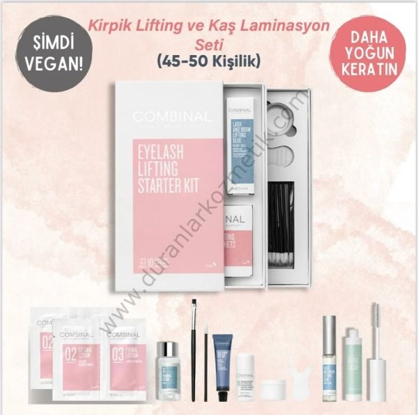 Combinal Kirpik Lifting Seti (45-50 Uygulama)