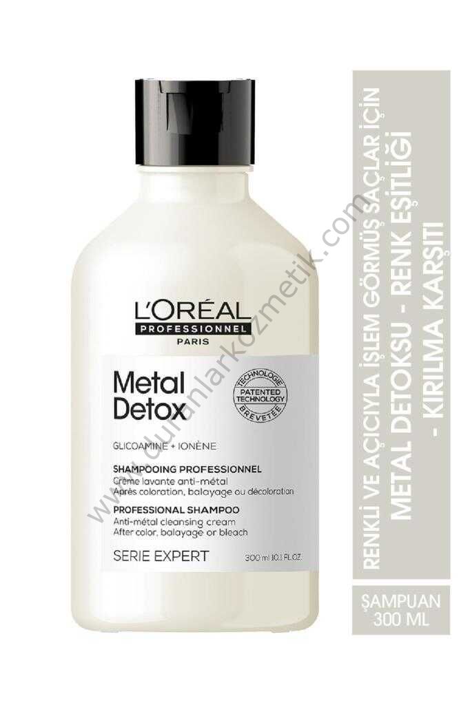 Loreal serie expert şampuan 300 ml metal detox