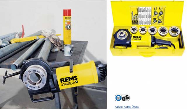 AMIGO2 Elektrikli Boru Pafta Seti  R1/2''-2''