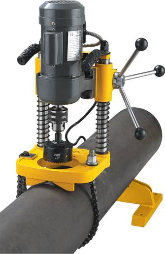 Tuwei TWK-III Zincirli Boru Delme Makinası 16 - 114 mm