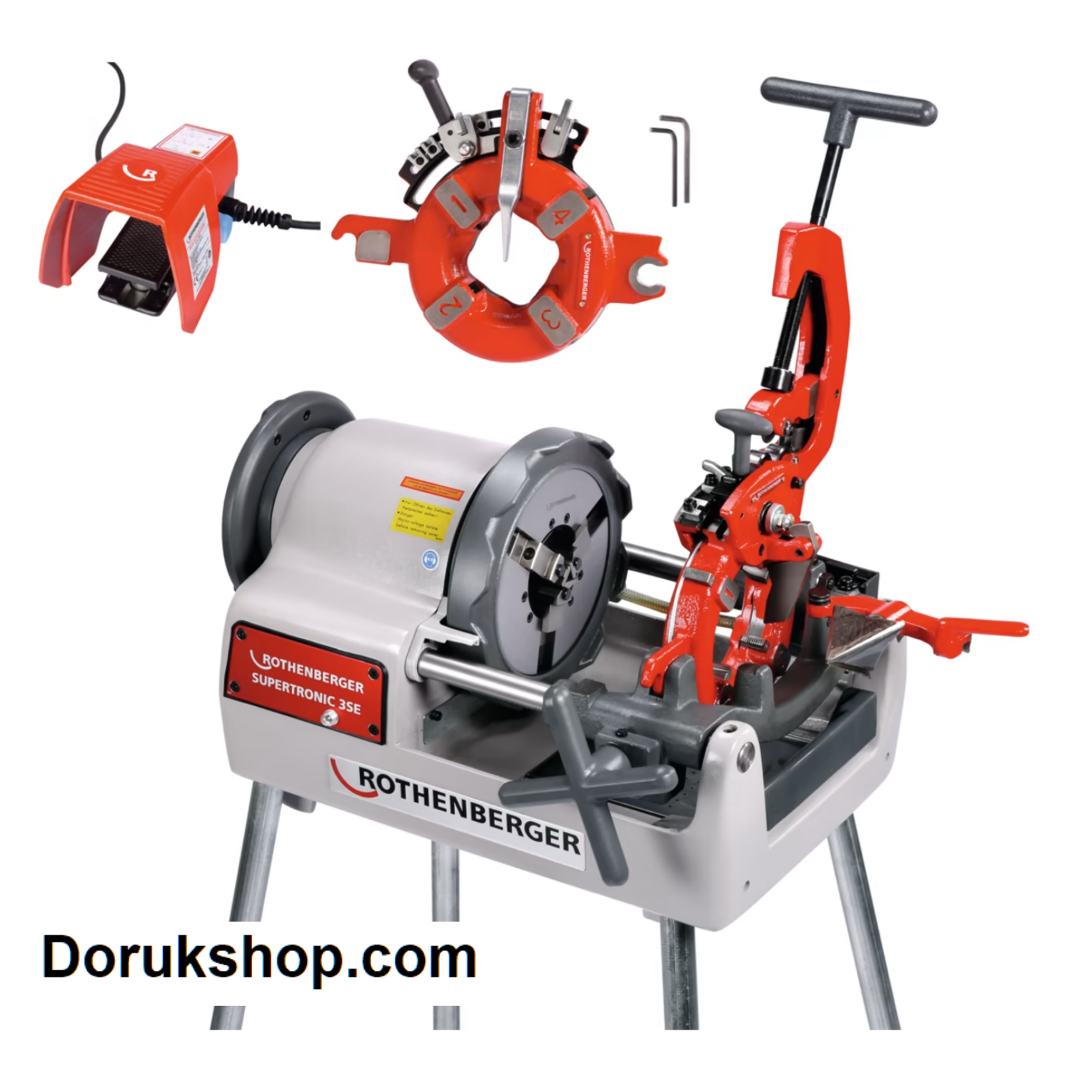 Supertronic 3SE Diş Açma Tezgahı R1/2''-3'' - AUTO