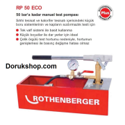 RP 50 ECO MANUEL TEST POMPASI