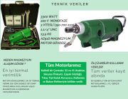 DMP-352 ENDÜSTRİYEL TİP AKILLI LCD EKRANLI KAROT MOTORU 3300 WATT