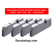 Supertronic 2/3/4SE için 4'lü Tarak Seti BSPT R1/2''-3/4''