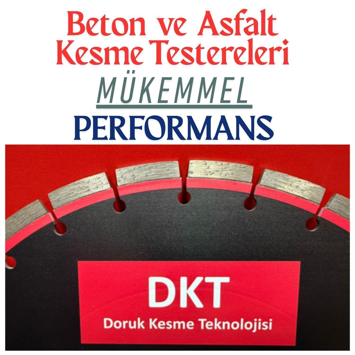 DKT BETON/ASFALT TESTERESİ 600 MM
