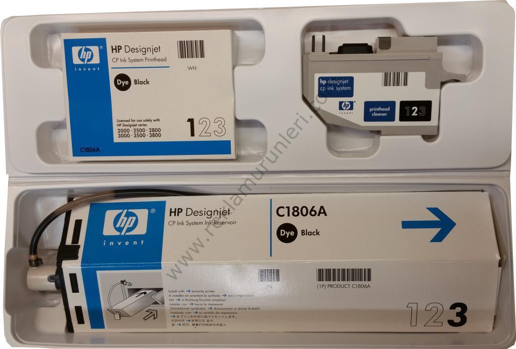 HP C1806A Siyah 400ml Kartuş ve Baskı Kafası